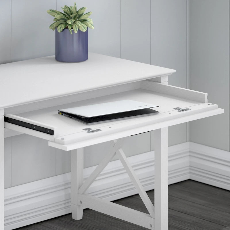 t 54W Bureau informatique avec armoire et bibliothèque, par