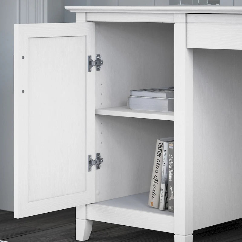 t 54W Bureau informatique avec armoire et bibliothèque, par