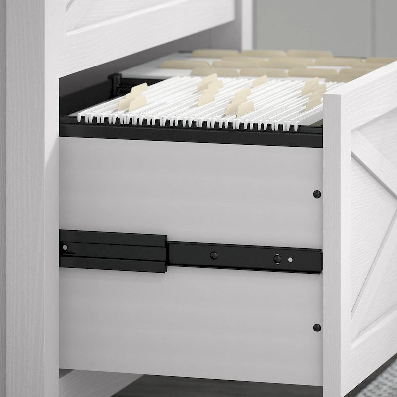t 54W Bureau informatique avec armoire et bibliothèque, par