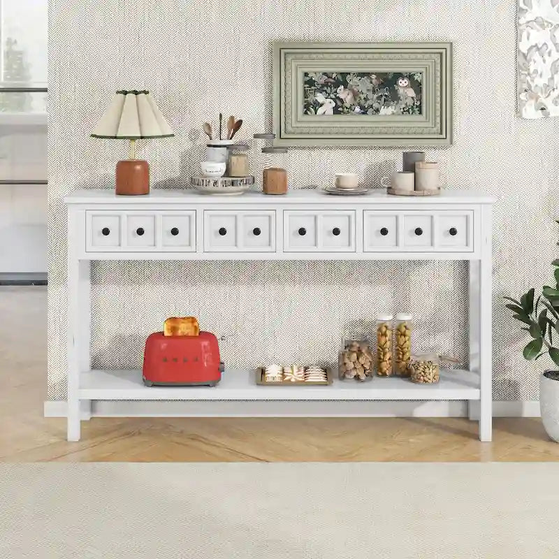Console d'entrée rustique