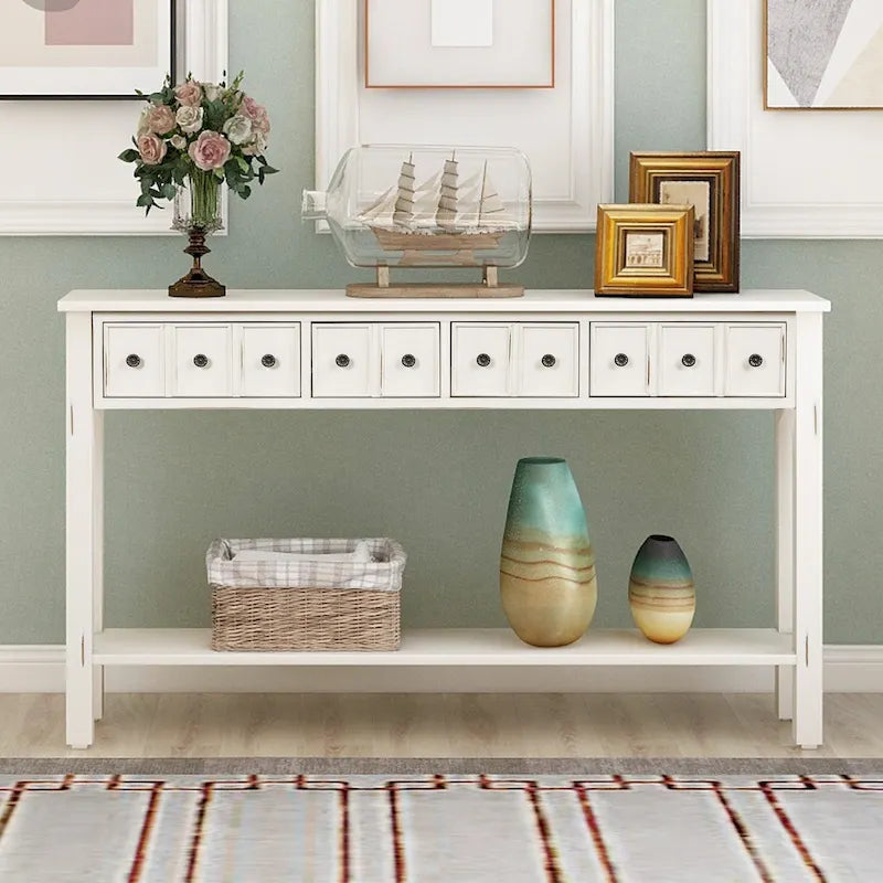 Console d'entrée rustique