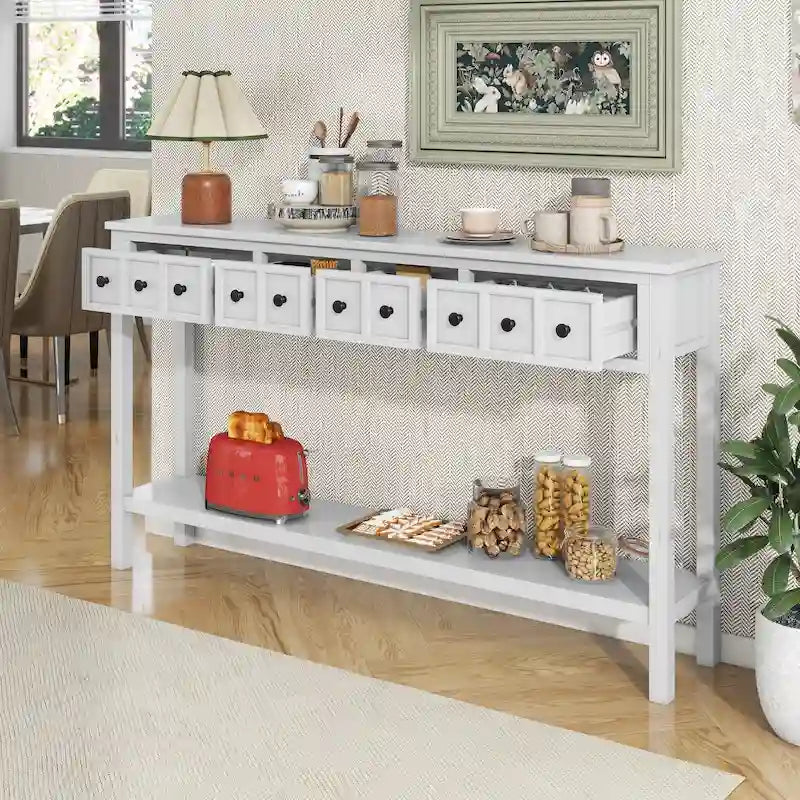 Console d'entrée rustique