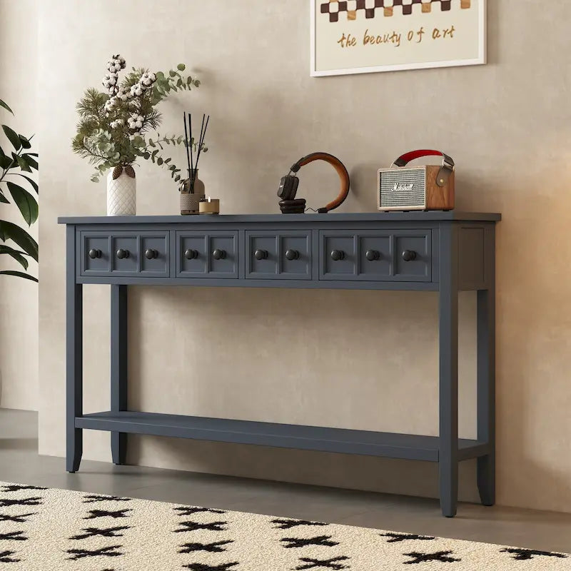 Console d'entrée rustique