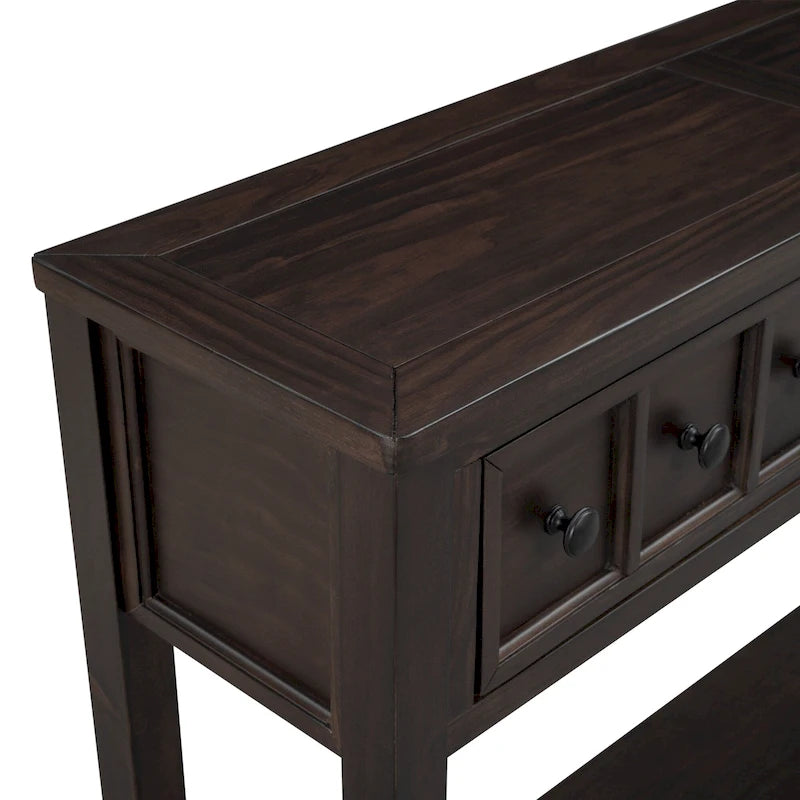 Console d'entrée rustique