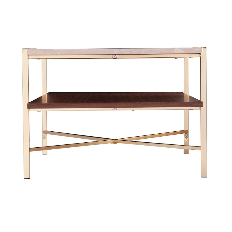 Table basse rectangulaire avec rangement