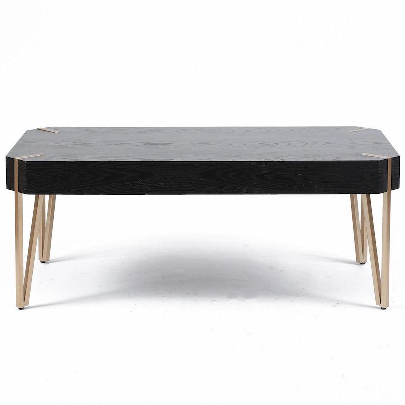 Table basse en bois et métal - 46,13 L