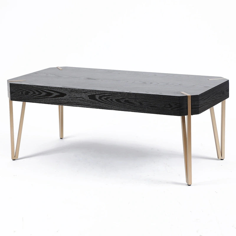 Table basse en bois et métal - 46,13 L