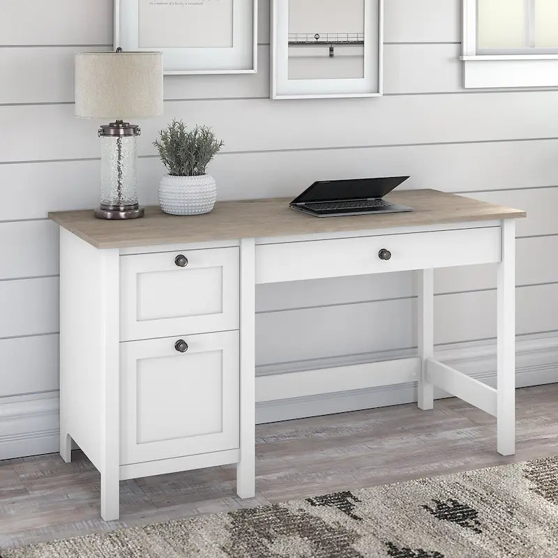  54W Computer Desk with Drawers by 