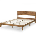 Priage by  10-inch Wood Platform Bed with Headboard