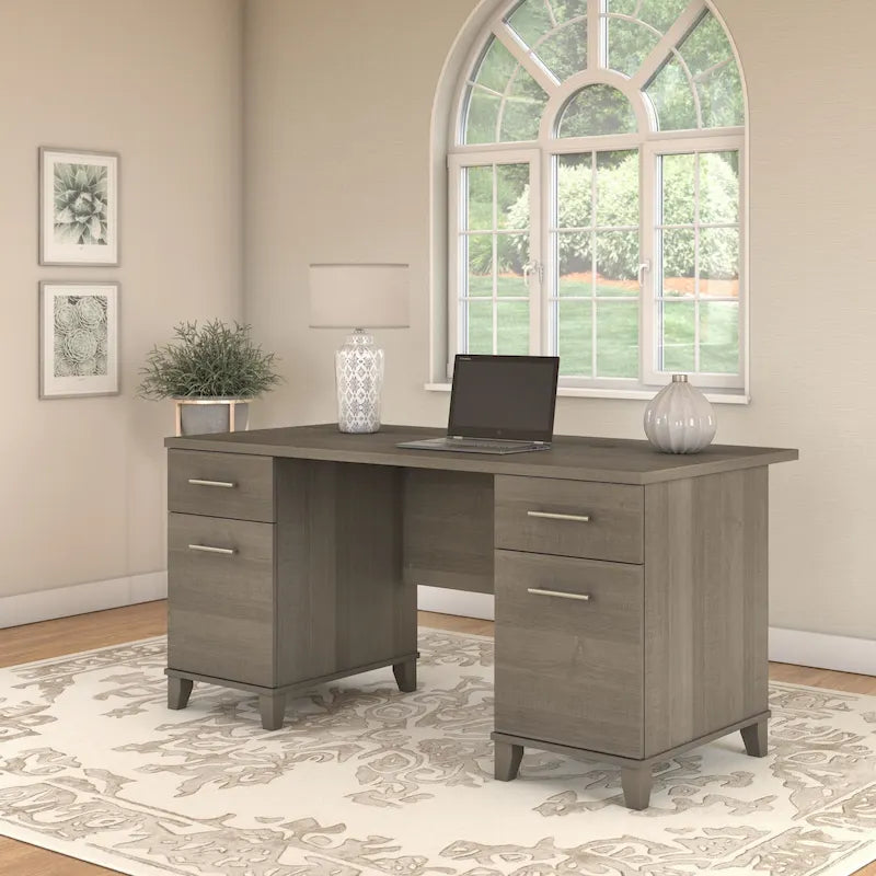 Bureau d'ordinateur 60W avec tiroirs