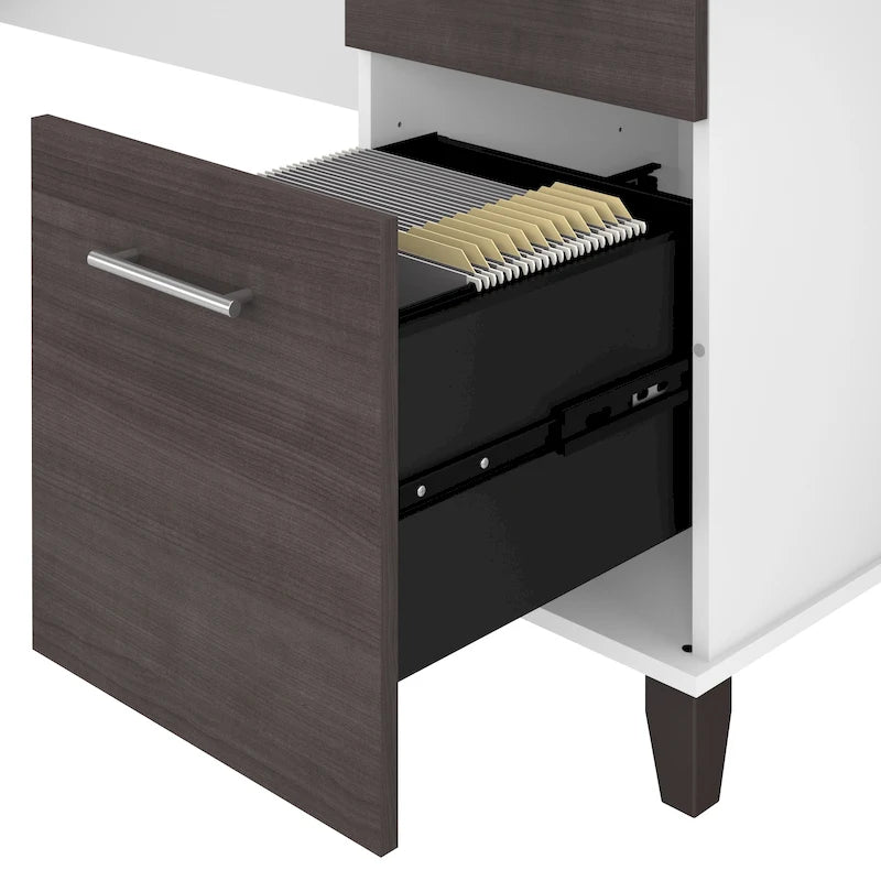 Bureau d'ordinateur 60W avec tiroirs
