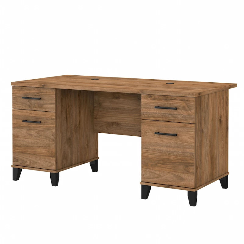 Bureau d'ordinateur 60W avec tiroirs