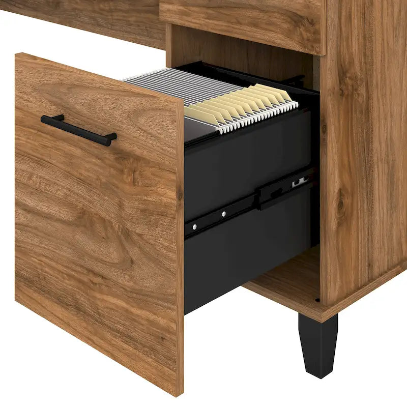 Bureau d'ordinateur 60W avec tiroirs