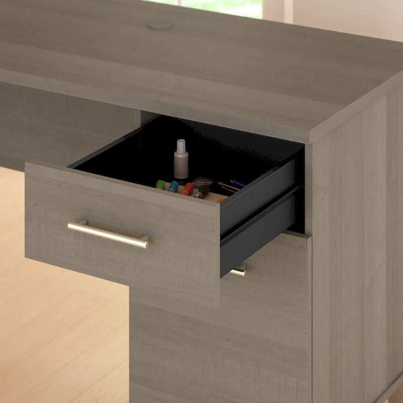 Bureau d'ordinateur 60W avec tiroirs