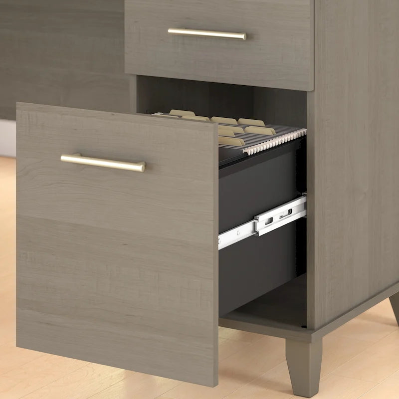 Bureau d'ordinateur 60W avec tiroirs