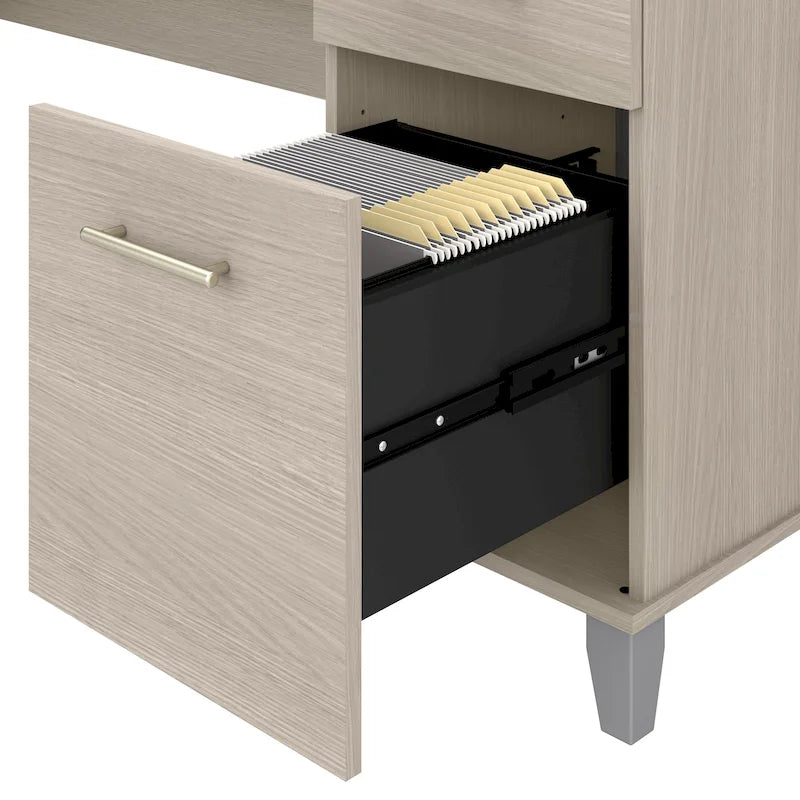 Bureau d'ordinateur 60W avec tiroirs