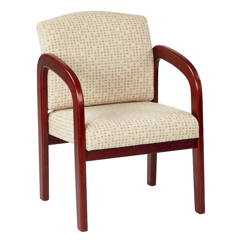  Cherry Finish Wood Visitor Chair