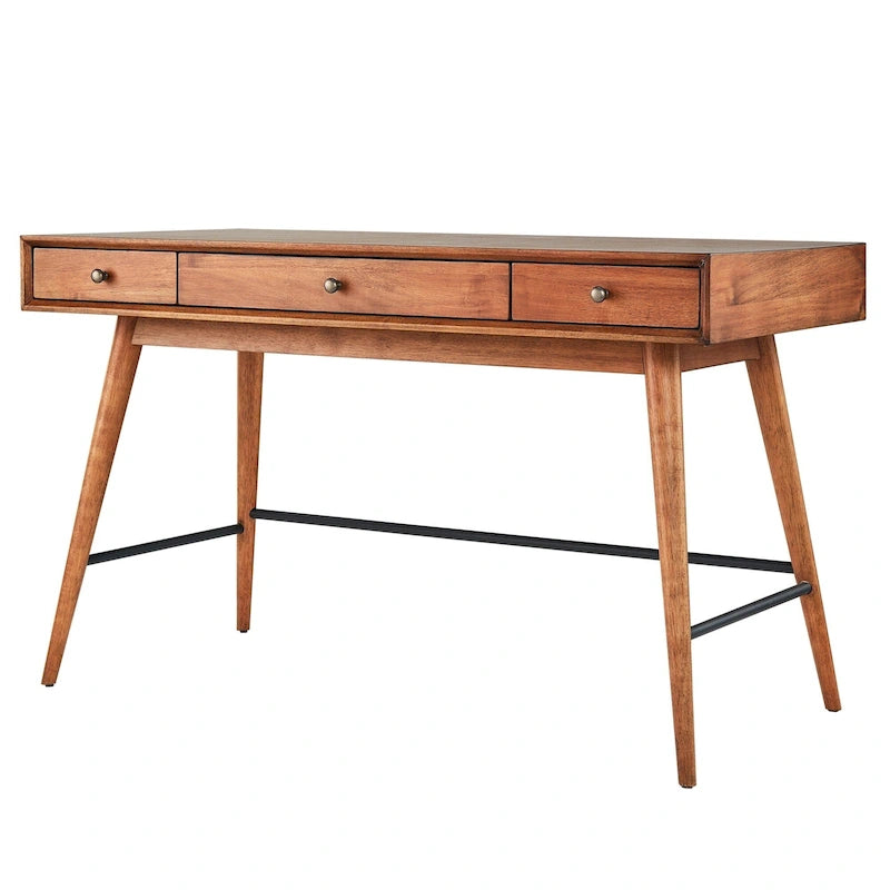 Bureau 3 tiroirs en bois