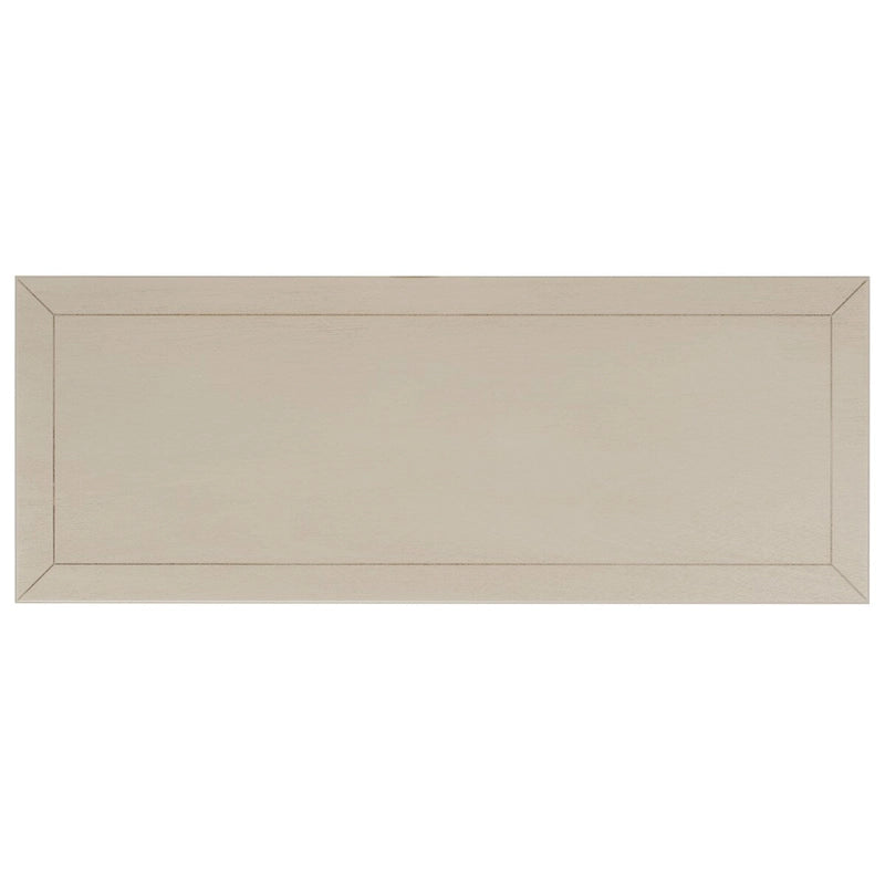 Console 2 tiroirs grise - 35,8 x 13,8 x 29,5 - 36Lx14Px30H