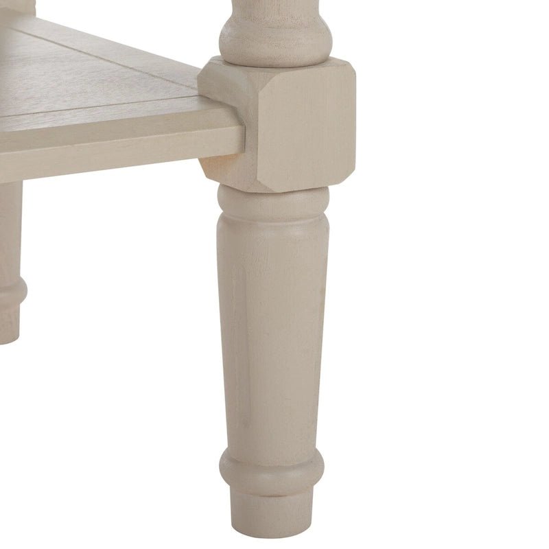 Console 2 tiroirs grise - 35,8 x 13,8 x 29,5 - 36Lx14Px30H