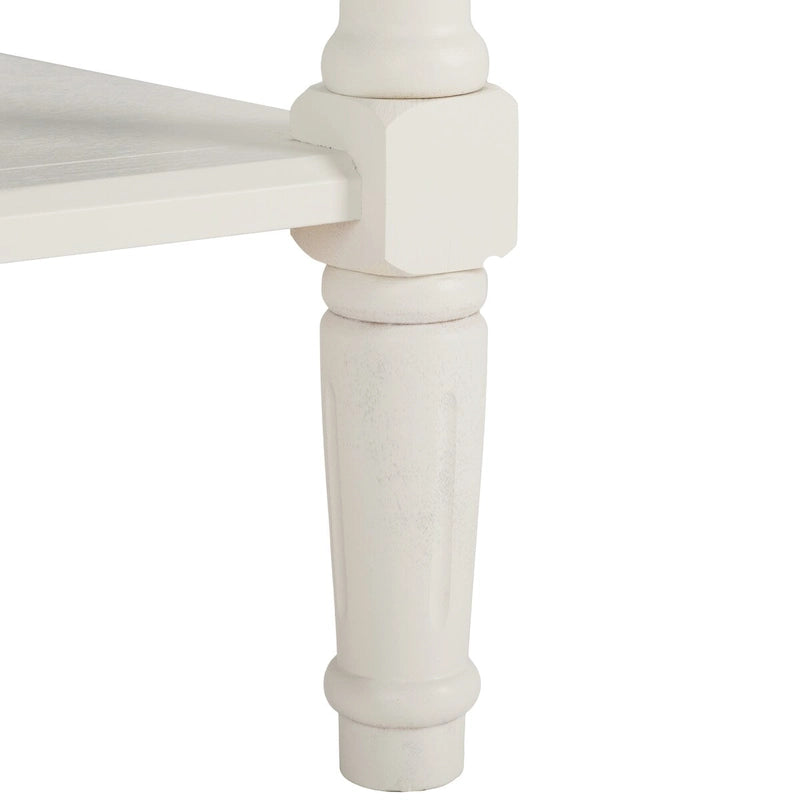 Console 2 tiroirs grise - 35,8 x 13,8 x 29,5 - 36Lx14Px30H