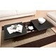 Table basse avec dessus en similicuir de 47 pouces