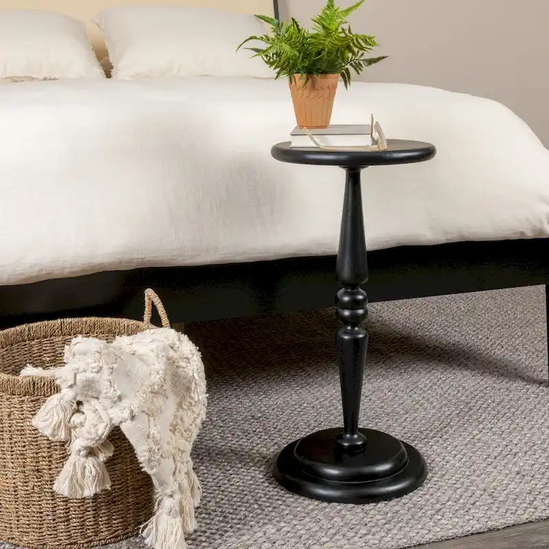 Table d'appoint de cocktail piédestal Bishop - 12,0 L x 12,0 l x 25,0 H